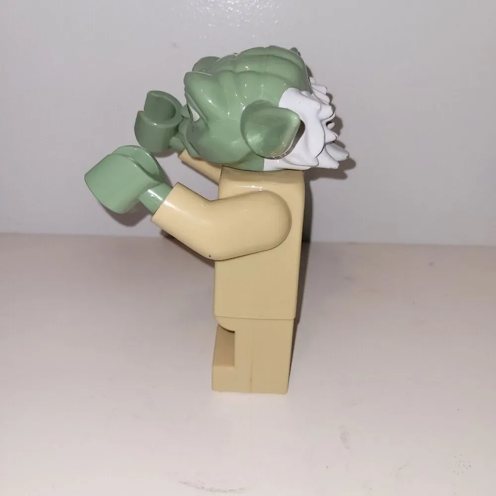 Star Wars Lego Yoda Digital Alarm Clock - Tested & Working
